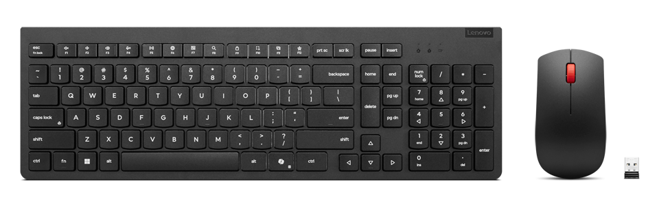 סט מקלדת ועכבר Lenovo Essential Wireless Combo 2 K+M AI 4X31R64470 