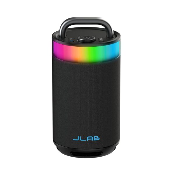  רמקול נייד עוצמתי JLab Epic Party Bluetooth הספק 100W סאונד 360° ותאורת RGB 
