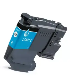 ראש דיו תואם כחול Brother LC-521C (500 דף)