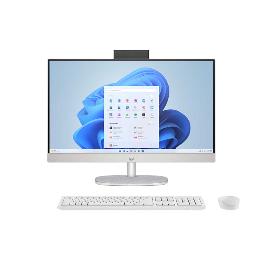  HP AIO 24" 24-cr2006nj Ultra5 225U/16GB (1x16GB) DDR5/512G NVMe /Windows 11 HOME/ White/3yw 