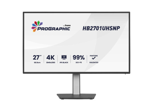  מסך מחשב מקצועי IIYAMA PROGRAPHIC 27" IPS 4K UHD 60HZ 4MS 
