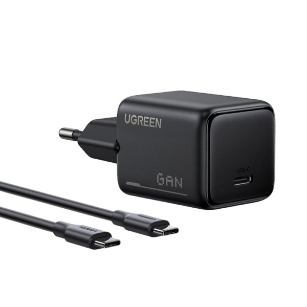 מטען קיר מהיר UGREEN 25W GAN Charger USB-C + כבל 1 מטר UGREEN X517 75103 