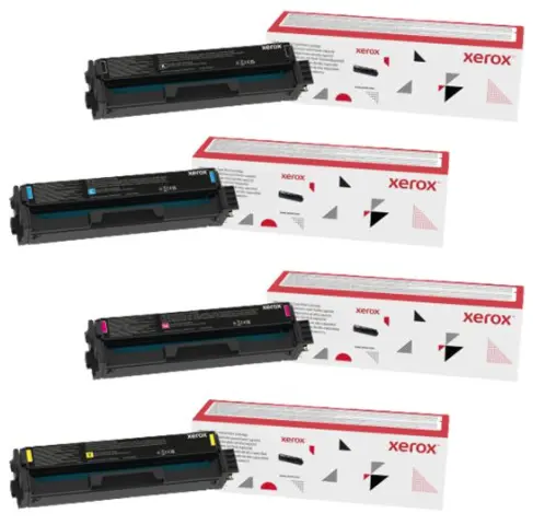 סט טונרים מקוריים Xerox  C230/C235 (2,500 דפים בכל צבע)