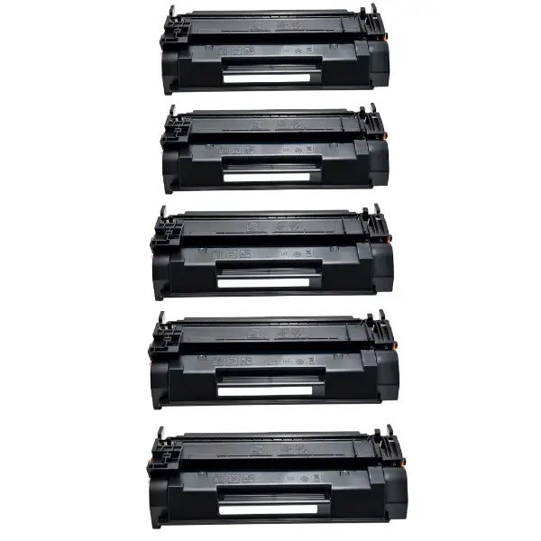 מארז חסכון 5 טונרים שחורים תואמים HP W1490X 149X (47,500 דפים)