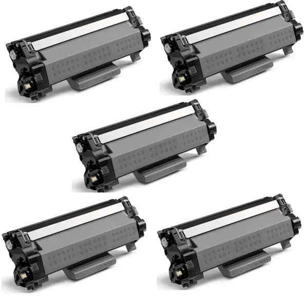 מארז חסכון 5 טונרים תואמים Brother TN2510 (סה"כ 6,000 דפים)   