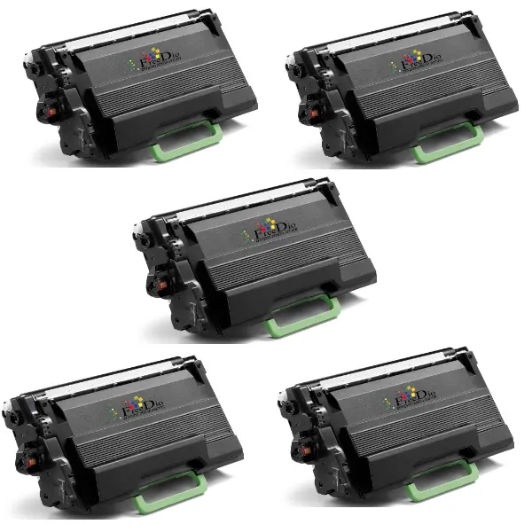מארז חסכון 5 טונרים תואמים Brother TN-3601XXL (סה"כ 55,000 דפים) 