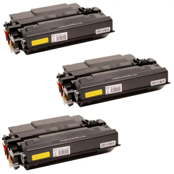 מארז חסכון 3 טונרים שחורים HP 59X CF259X (סה"כ 30,000 דפים) 