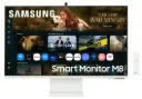 מסך מחשב Samsung S32FM801UM 4K סמסונג צבע לבן