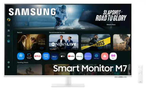 מסך מחשב Samsung S43FM701UU 4K סמסונג צבע לבן
