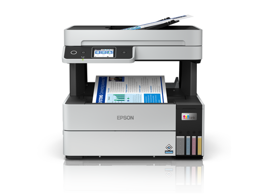 מחודשת! מדפסת משולבת הזרקת דיו Epson EcoTank L6490