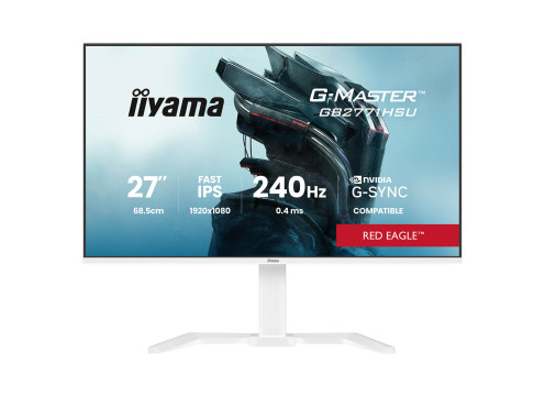  מסך מחשב לגיימינג IIYAMA 27" G-MASTER IPS FHD 240HZ 0.4MS WHITE 
