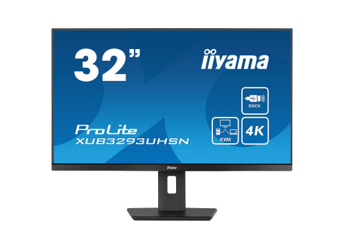  מסך מחשב IIYAMA 31.5" PROLITE IPS 4K UHD 60HZ 4MS 