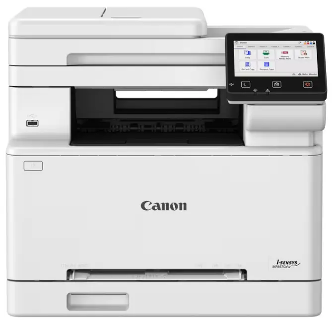 מדפסת ‏לייזר צבעונית משולבת Canon i-SENSYS MF667Cdw קנון 