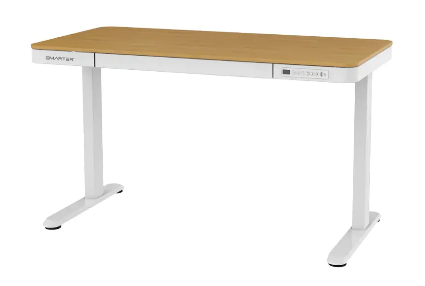 שולחן חכם מתכוונן לבן 100 ס"מ SMARTER- SMART TABLES 