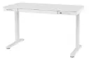 שולחן חכם מתכוונן בגודל 120X60 Smarter ET119W-C - צבע לבן 