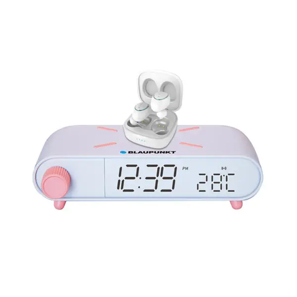  קיט אוזניות אלחוטיות עם שעון ומשטח טעינה BP 1350 