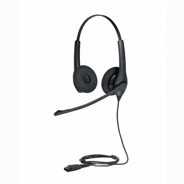  מערכת ראש חוטית איכותית למוקדי שירות Duo MS Jabra BIZ1500 Duo MS 