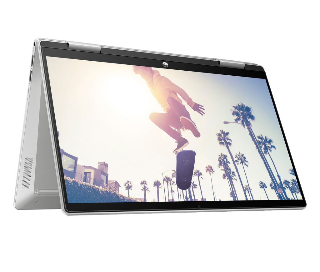 מחשב נייד HP Pavilion x360-Core 5-120U|16GB|512GB|14Touch|DOS|Silver|1YR A0NJ9EA 