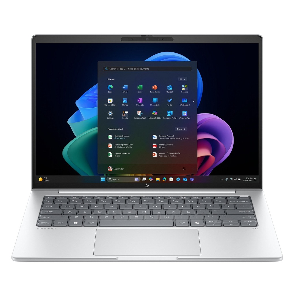 מחשב נייד HP EliteBook 8 G1i 14 U7-258V| 32GB|1TB| W11p64| 5YW AD3N9ET 