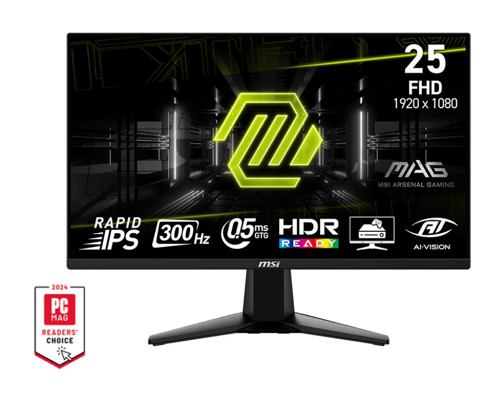 מסך מחשב MSI MAG255XF 25"IPS 300HZ 