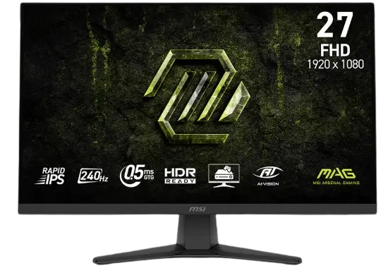 מסך מחשב  MSI MON 272F X24 IPS FHD240HZ 
