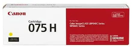 טונר צהוב מקורי CANON CRG075HY (2,500 דפים)  