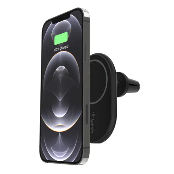  מטען אלחוטי מגנטי לרכב לאייפון 13/12 Belkin MagSafe Belkin WIC004btBKNC 