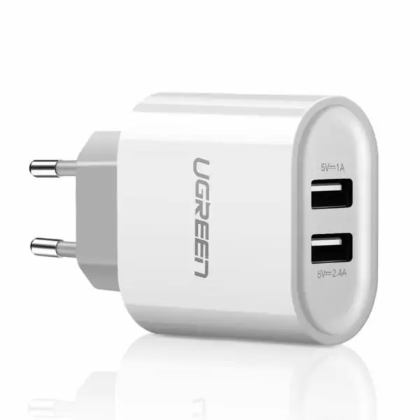 מטען קיר עם 2 יציאות USB-A CD104-20384 