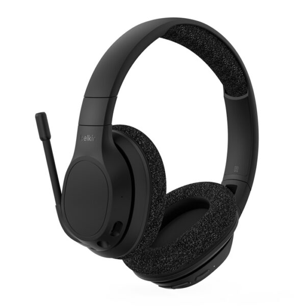  אוזניות אלחוטיות Belkin SoundForm Adapt Over-Ear Bluetooth עם מיקרופון וסוללה עד 65 שעות Belkin SoundForm Adapt AUD005BTBLK 