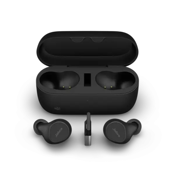  אוזניות אלחוטיות Jabra Evolve2 Buds USB-A MS True Wireless לעבודה היברידית 