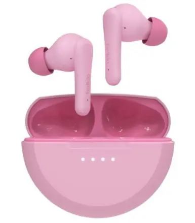  אוזניות לילדים Belkin SoundForm Nano 2 TWS Earbuds Belkin AUC011BT צבע ורוד