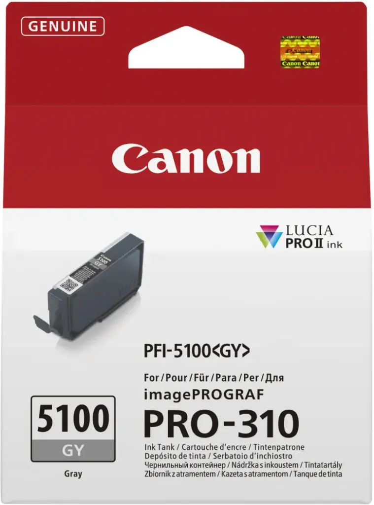 ראש דיו אפור מקורי Canon PFI-5100GY
