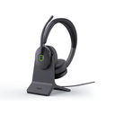 אוזניות BT אלחוטית למוקד Yealink מדגם BH74 ANC Teams USB-C/A with Stand
