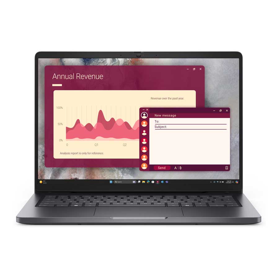 מחשב נייד Dell Pro MAX 14 MC14250 14.0 FHD /ULTRA 7 265H/32GB/1TRSSD/RTX PRO 500/FP/LKB/3C/WIN11PRO/3YOS 