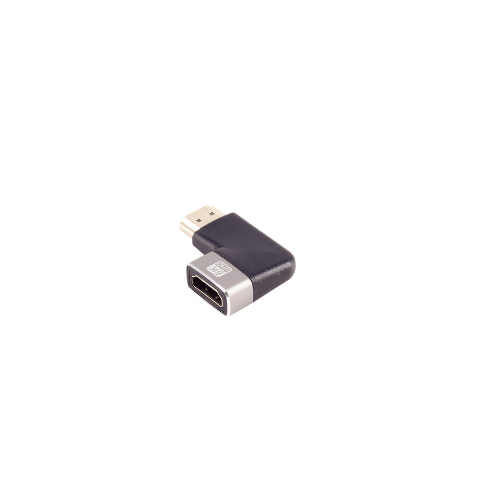  מתאם HDMI-A זוויתי ימינה 90° מבית S-impuls | תמיכה מלאה ב-8K60Hz ו-4K120Hz 