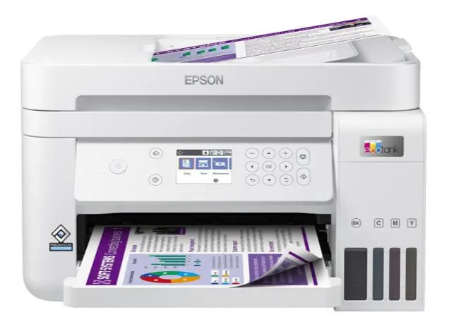 מדפסת משולבת כולל פידר ללא פקס Epson L6276 צבע לבן