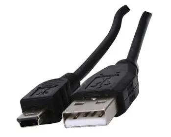 כבל USB2.0 לחיבור מיני USB B טרפז (5 פינים), באורך 1.8 מטר 