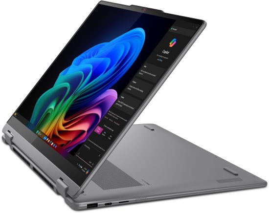 מחשב נייד  Yoga 7 2-in-1 14ILL10 Core U7 256V 16GB 1TB 14″ WUXGA OLED Touch DOS Luna Grey 3Y Premium + Sleeve + Pen 