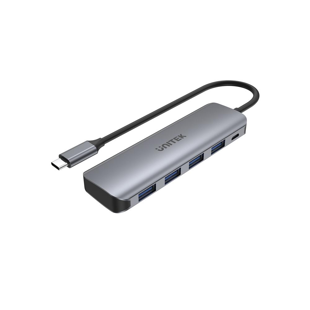  H1107A - מפצל USB-C לUSB עם טעינה UNITEK