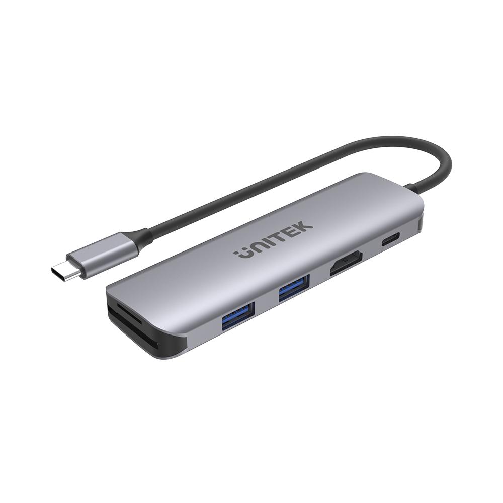  H1107D - מתאם USB-C כולל טעינה ו-HDMI 