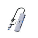  H1320AGY01 - מפצל בחיבור USB-C עם מתאם מובנה USB-A 