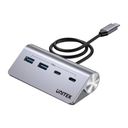  H1337A - מפצל 4 ב-1 עיגולי בחיבור USB-C 