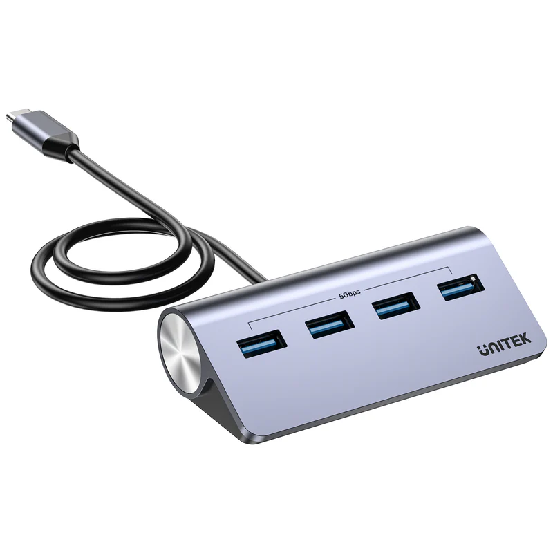  H1337B - מפצל USB-C ל־4 חיבורי USB-A מהיר 