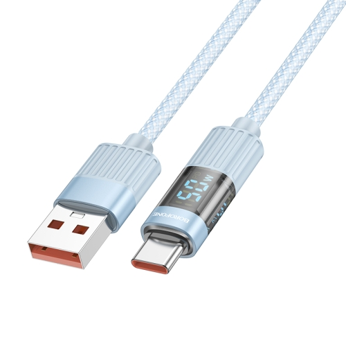  BU46A - כבל USB-C ל-USB-A טעינה ודאטה באורך 1.2 מטר 