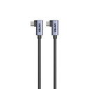 C14147A-1M - כבל USB-C ל USB-C בהספק 100W עם חיבורי 90 מעלות כפולים 