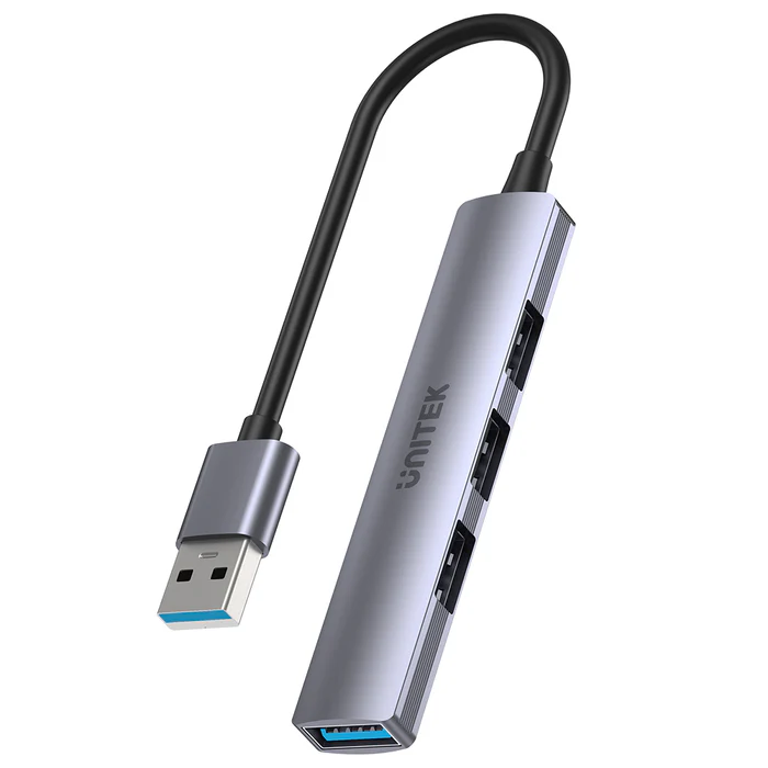  H1208A - מפצל 4 פורט USB-A בחיבור UNITEK USB-A 