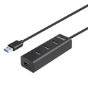  Y-3089 - מפצל 4 פורט UNITEK USB 3.0 