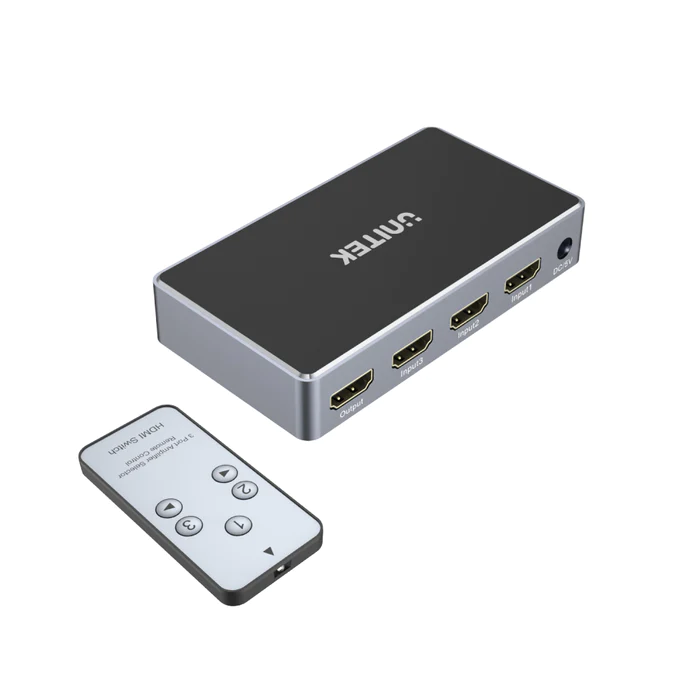  V1111A - ממתג 1X3 בחיבור HDMI ברזולוציית 4K 