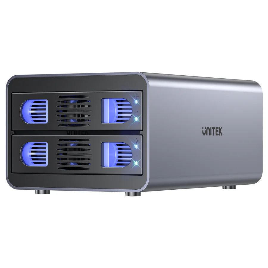  S1308A01 - מארז חיצוני לדיסק קשיח - 2 כניסות UNITEK