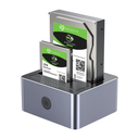 Y-3027 - תחנת עגינה Dual Bay SATA ל-2 כניסות זיכרון UNITEK